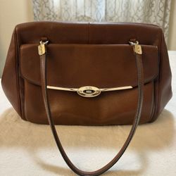 Coach Shoulder Bag  12"W x 9.5"H x 4"D