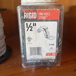 Rigid 1/2 One Hole Strap 