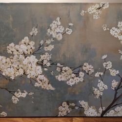 Large Wall Art Flowers Painting