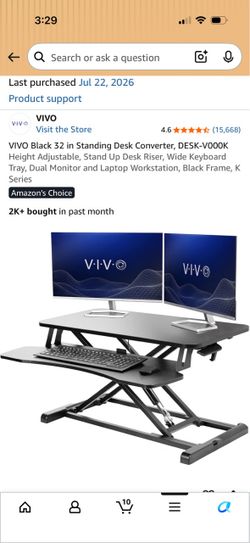 VIVO Standing Desk Converter