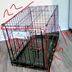 Dog Crate Small Pickup Between  2:00-11:00 Pm Rainbow/Charleston Cash Only Read Description 