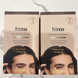 2 Hims Men's Hair COLOR Rich Black