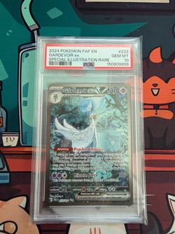 Pokémon paldean fates Gardevoir ex SIR psa 10 English