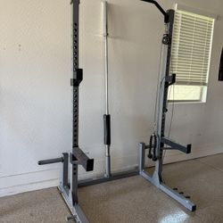 Squat Rack and Plates