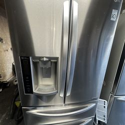 LG 3 Door Stainless Steel  Refrigerator 