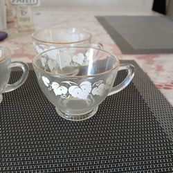 Vintage Grape Leaf Cups
