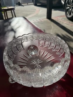 Bohemia Czech Crystal Glass Bowl