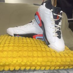 2023 Air Jordan 6 Lows White Infra Mens 9.5