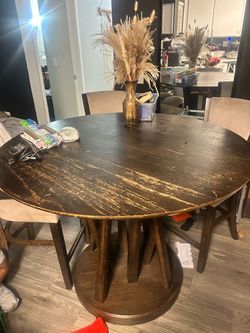 Table and 4 chairs
