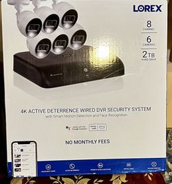Lorex 2TB Wired DVR System Cameras