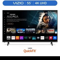 Vizio 4K Smart TV 55"– Like New (Original price after tax: $400)