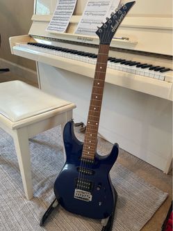 Jackson electric guitar + amp