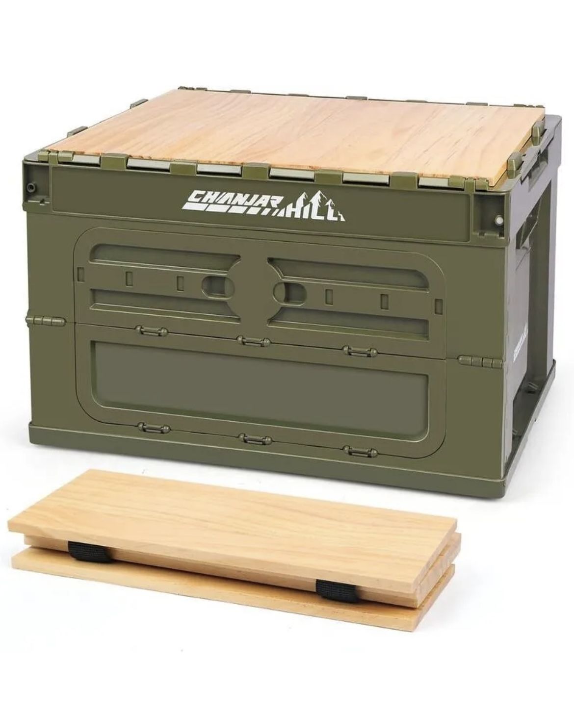 Collapsible Plastic Storage Tote Organizing with Lid