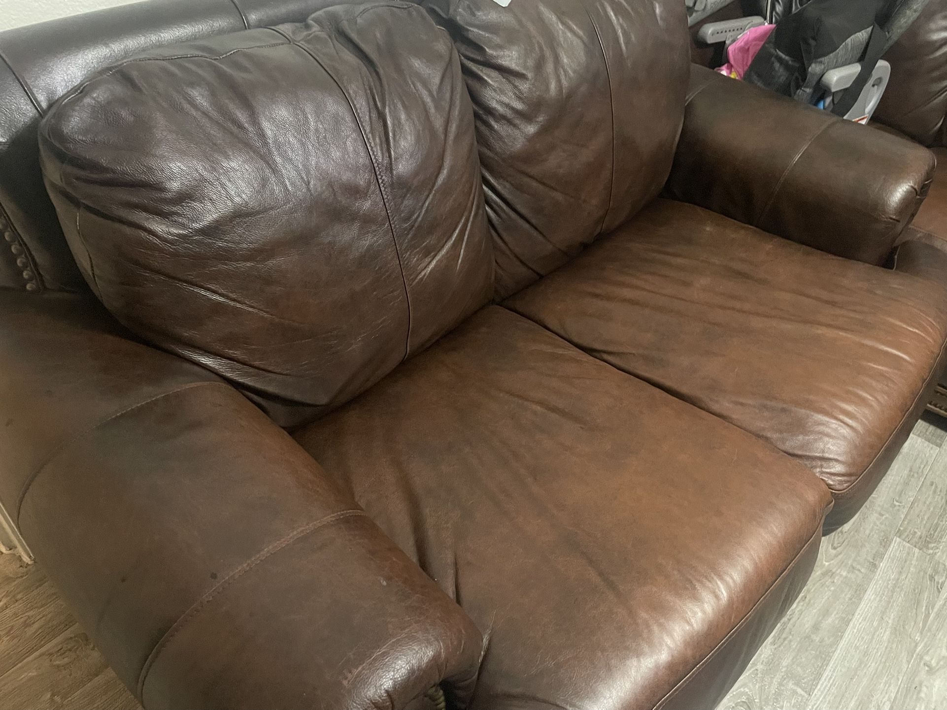 Set Of Leather Couches