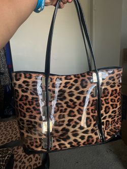 Leopard tote bag
