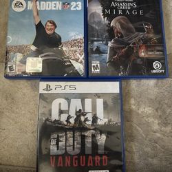 PS5 Games Call Of Duty Vanguard, Assassin’s Creed Mirage, Madden 23