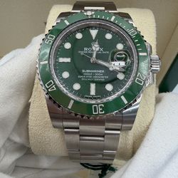 New stickered Rolex Submariner Hulk MK4 116610LV 2020 (Full Set)
