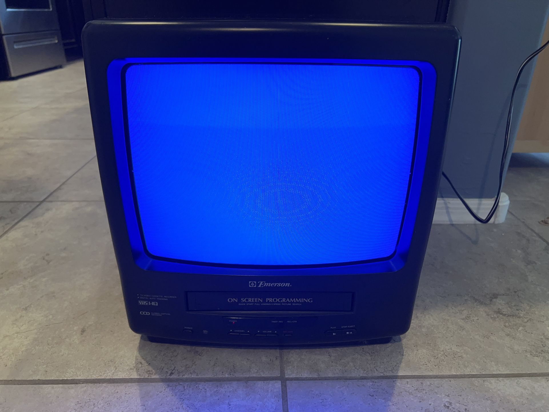 Emerson CRT TV VCR Combo AS-IS