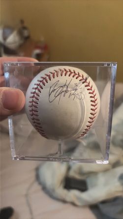 Signed bryce Harper ball