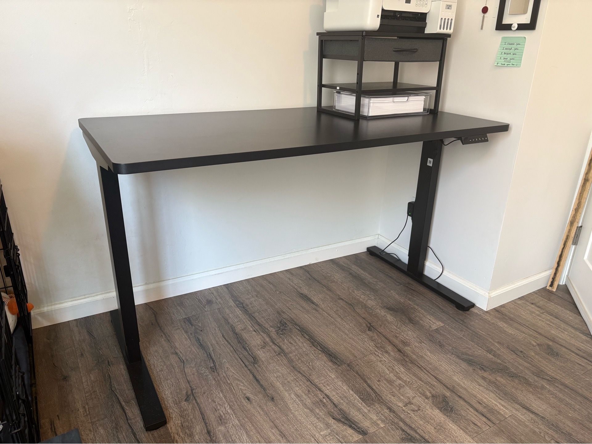 Standing Desk Black Table 55” x 27.5”