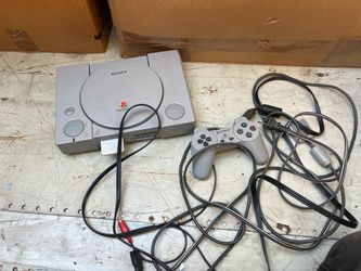 Sony PlayStation 1 PS1 Console Bundle Controller, Memory Card, AV + Power Cable
