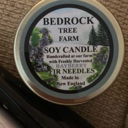 Handcrafted Soy Candle Scented Bayberry For