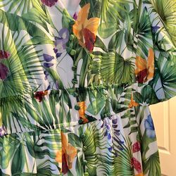 Size 12 Kensie long dress + Sandals