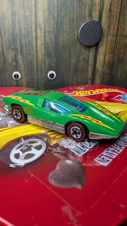 Hot Wheels 1974  Green Silver Bullet. Made In Malaysia