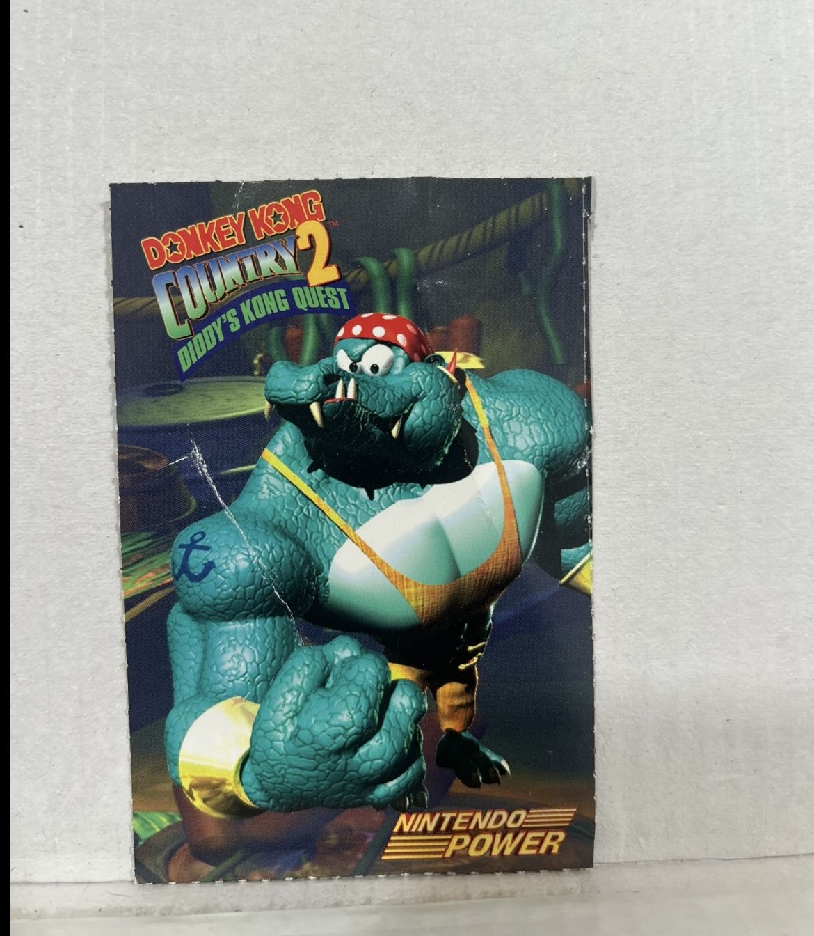 1994 Nintendo Power Donkey Kong Country 2: Diddy's Kong Quest Kruncha. Sm1