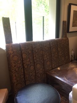 LIKE NEW Gorgeous Fabric Head Board