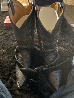Botas de avestruz