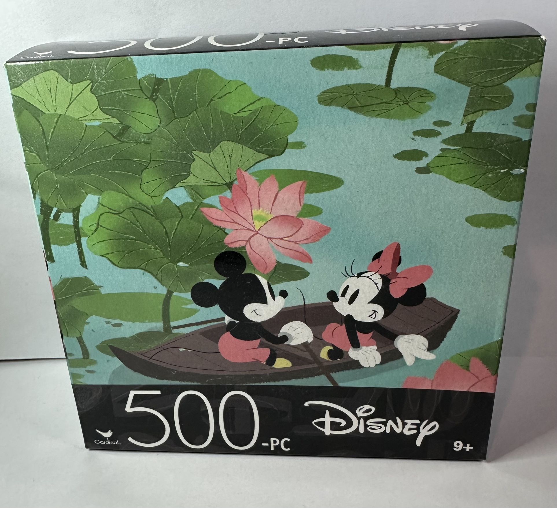 Disney Mickey & Minnie Mouse Water Boat Ride 500 PC Jigsaw Puzzle Spinmaster Sealed 11x14