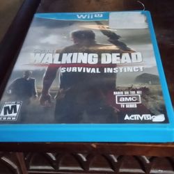 Walking Dead Survival Instinct Wii U Replacement Video Game Case With Booklet 