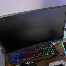 Stg aubron gaming pc with 2 curved sceptre monitors