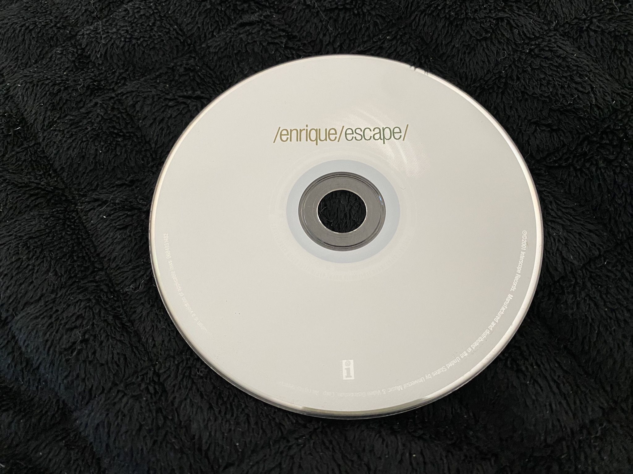 Enrique Iglesias Escape Music CD