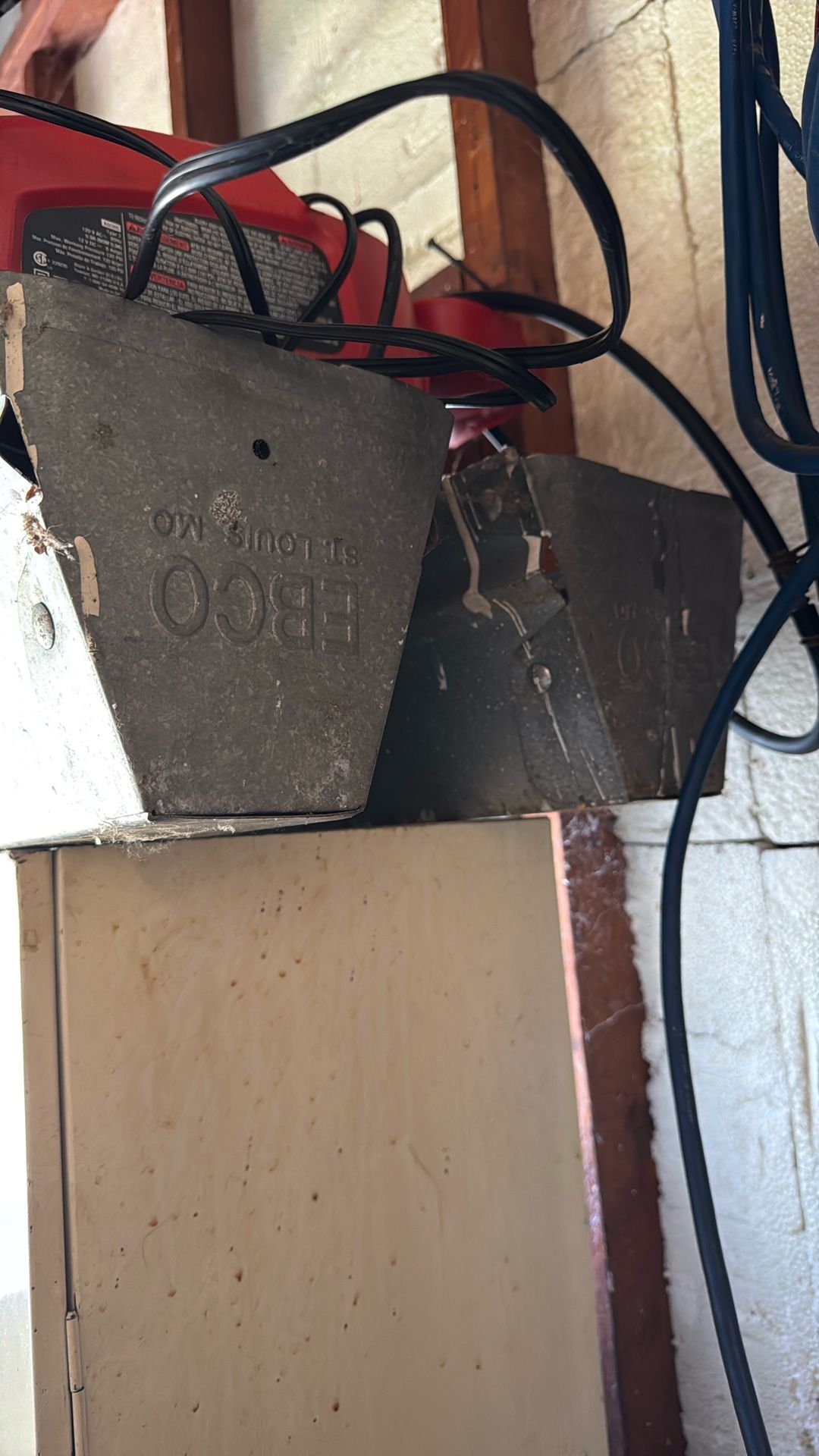 Metal sawhorses