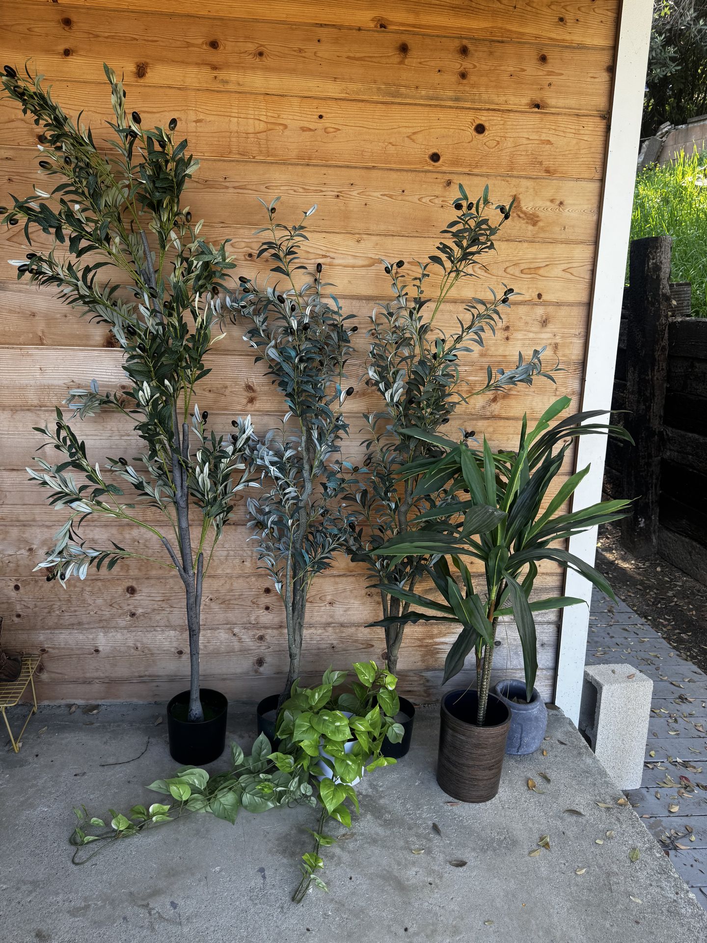 faux / fake plants - selection