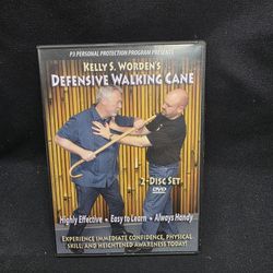 Defensive Walking Cane - Kelly S Worden Self Defense/Personal Protection DVD Set