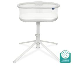 HALO BassiNest Swivel Sleeper 3.0, Baby Bassinet, Grey & Fitted Sheet