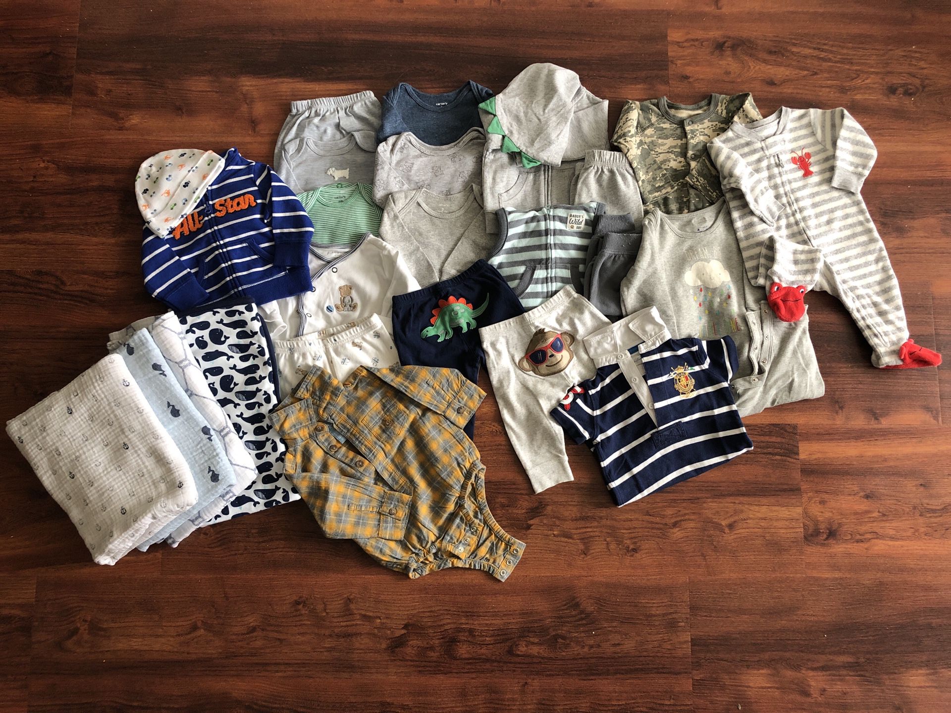 Baby Clothes- mostly size 3 months