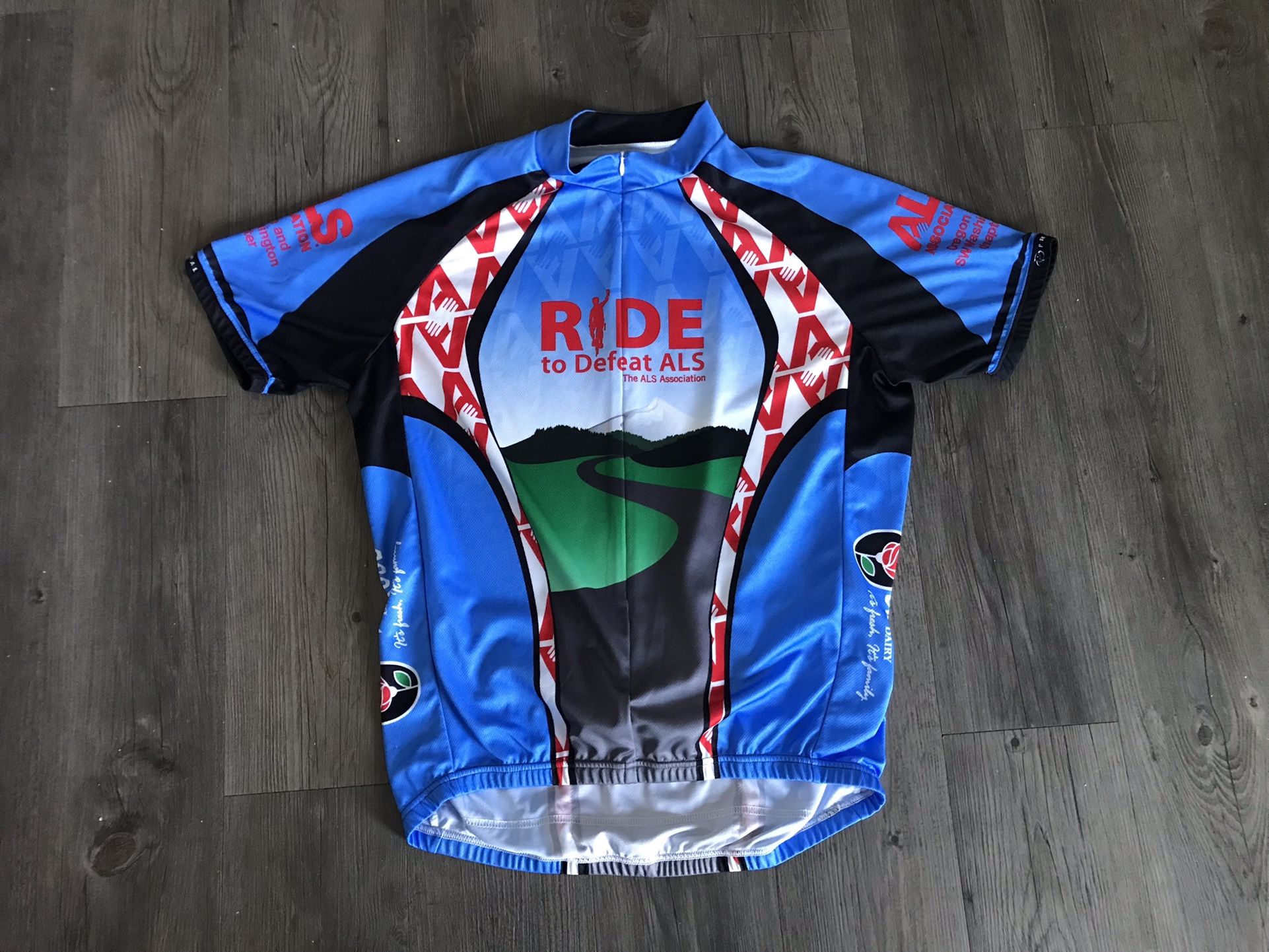Ride To Defeat ALS Cycling Jersey - Large