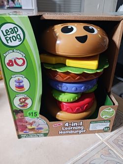 LEAP FROG 4 IN 1 LEARNING HAMBURGER