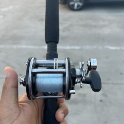 Penn 9 Level Wind And Ugly Stick Catfish Setup 