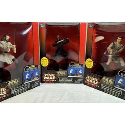 1999 Star Wars Episode 1, 3 Set Action Figure Bank