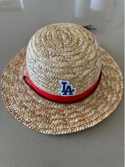 Dodgers straw hat one piece