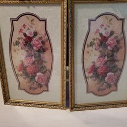 Twin Flower Paintings