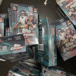 Topps chrome 2025 value boxes