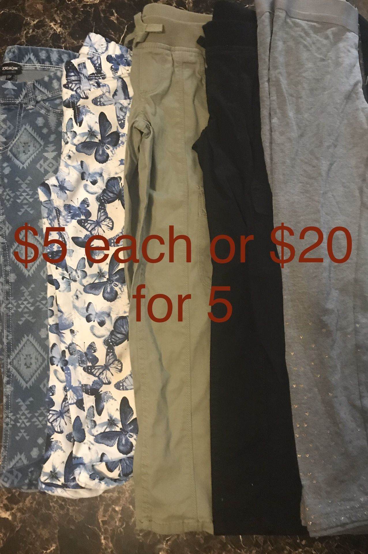 Girls pants size 6-6x