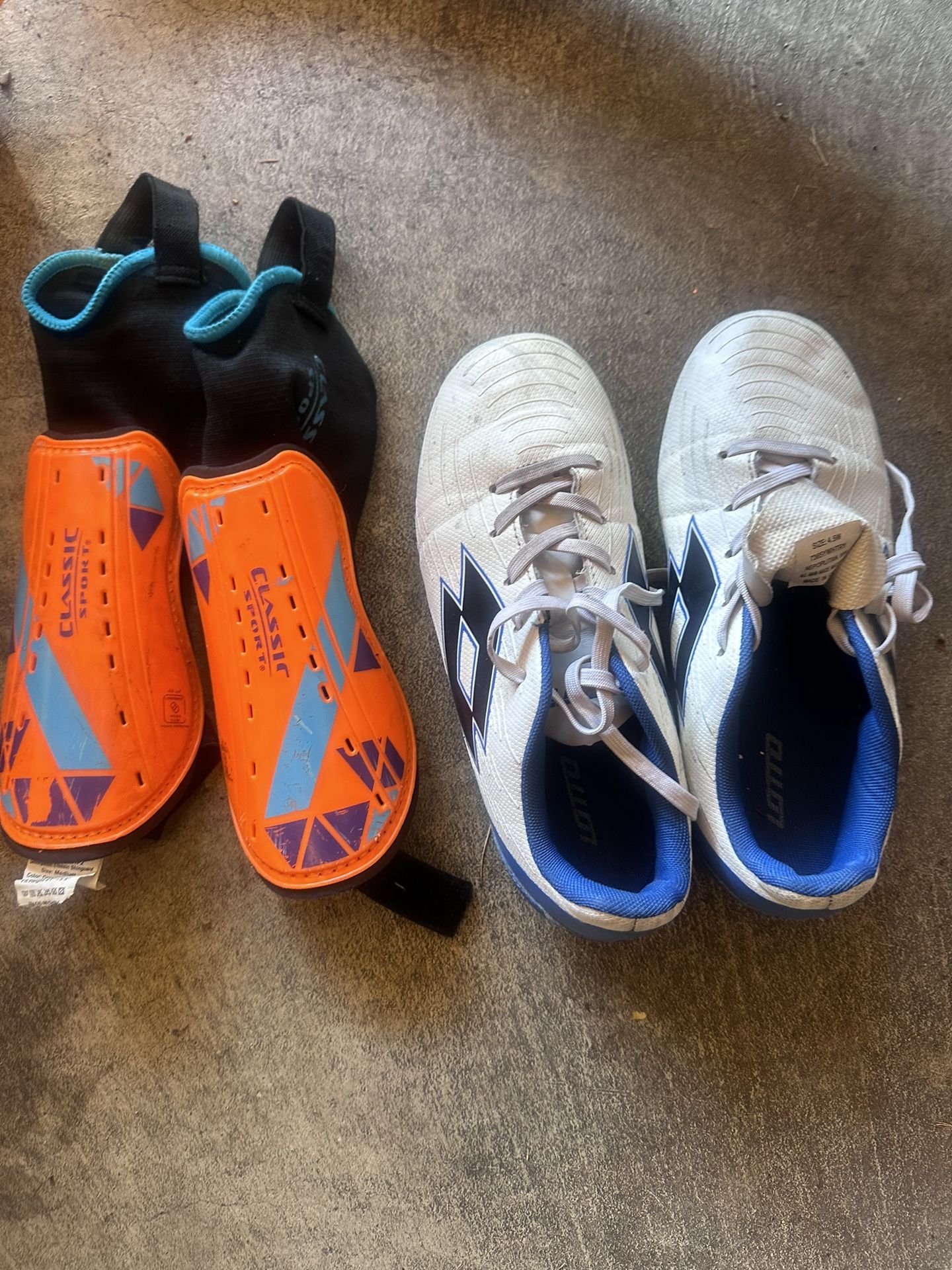 Soccer Cleats with Chin Guards