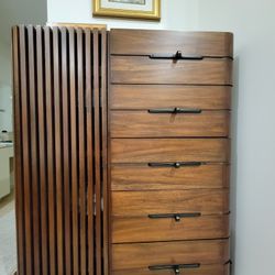 Mid Century Modern Wood Dresser